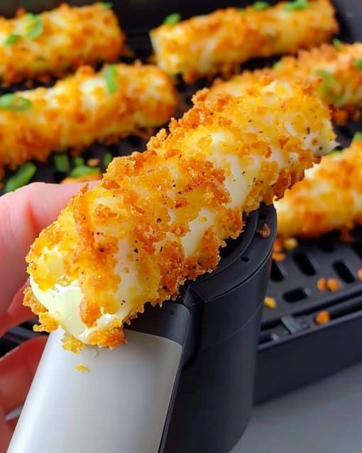 Air Fryer Mozzarella Sticks