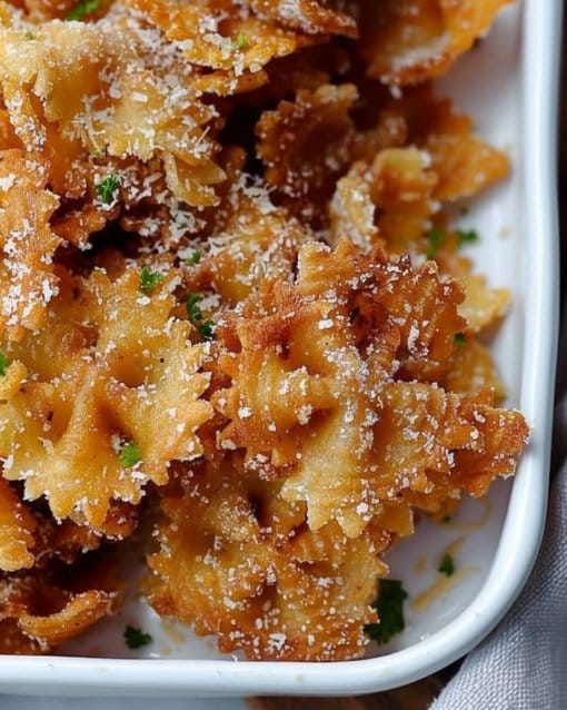 Parmesan-Crusted Pasta Chips