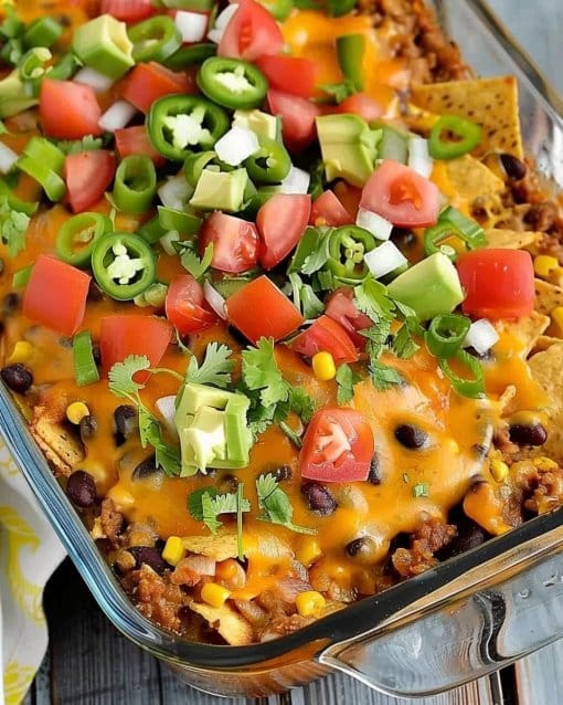 Walking Taco Casserole