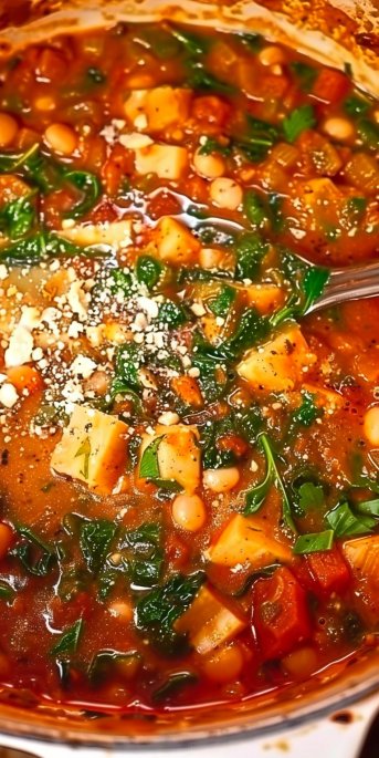 Blue Zones Minestrone Soup