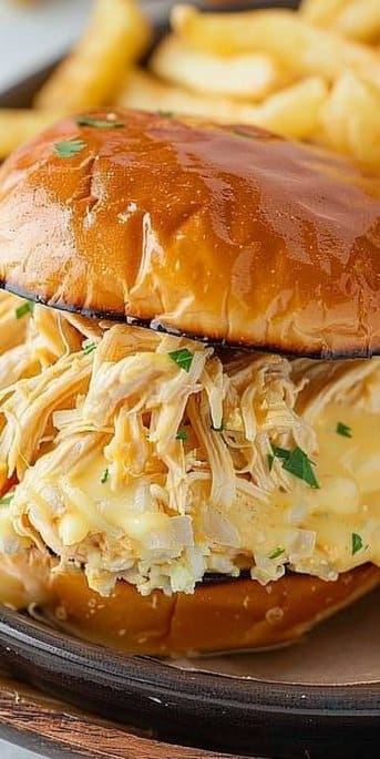 Ohio Shredded Chicken Sandwiches