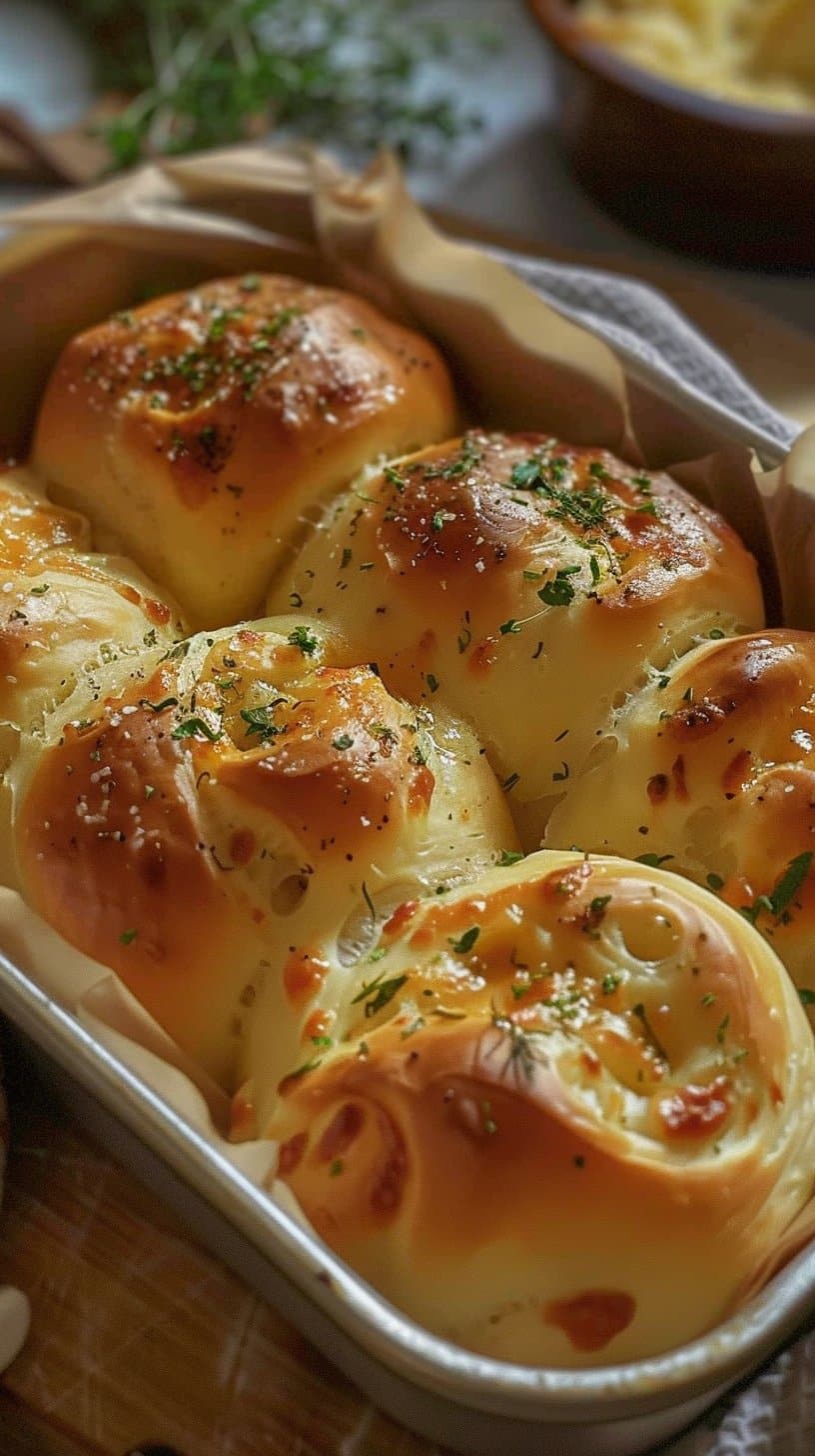 Buttery Cheese Garlic Rolls, Everyone Will Love Them!