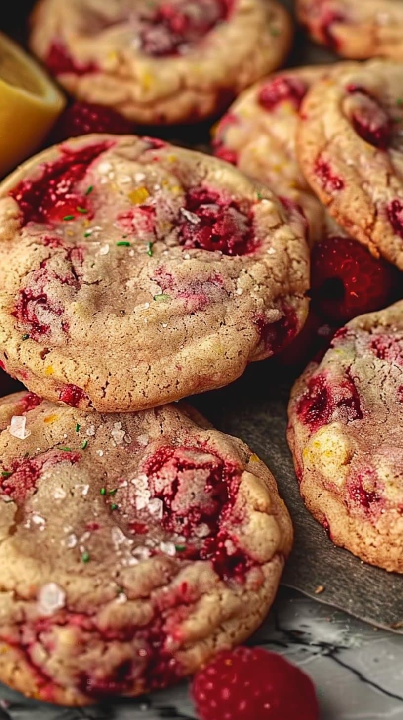 Lemon Raspberry Cookies