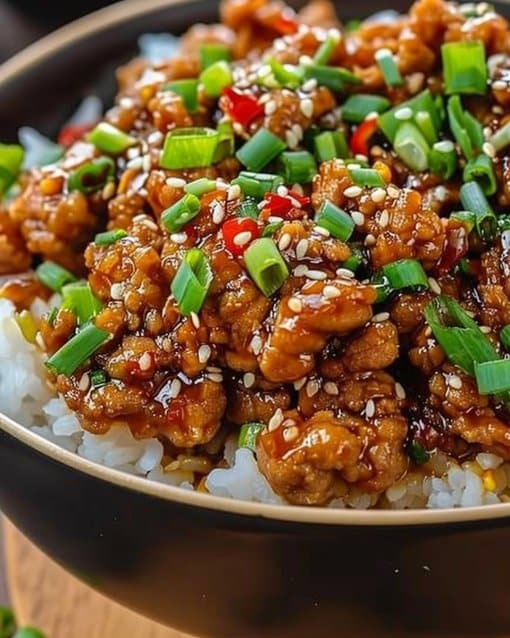 Honey Garlic Ground Turkey