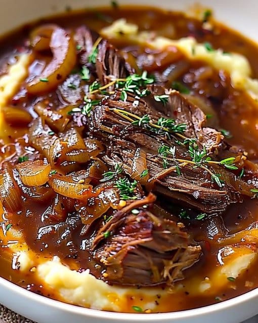 Juicy French Onion Pot Roast