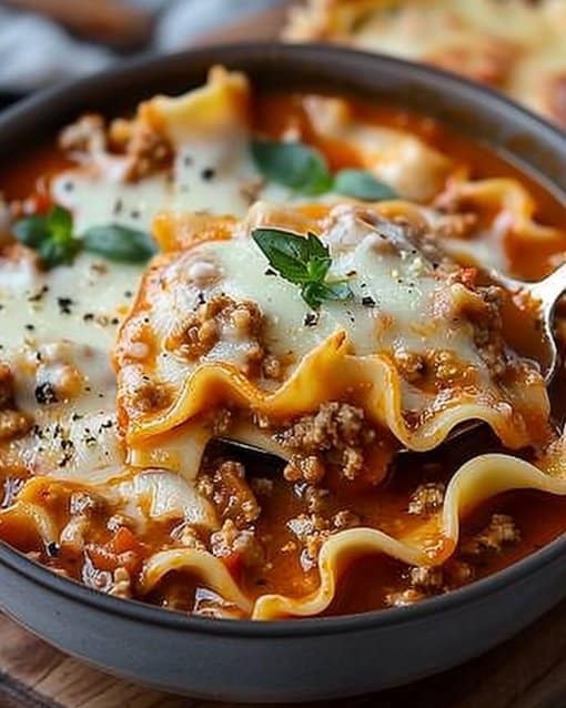 Crock Pot Lasagna Soup
