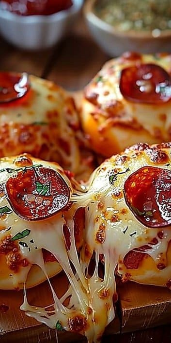 Pepperoni Pizza Bombs