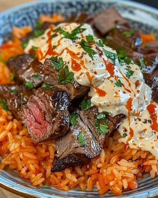 Steak & Cheese Rice