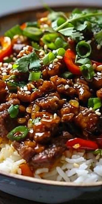 Crispy Chilli Beef Fried Rice
