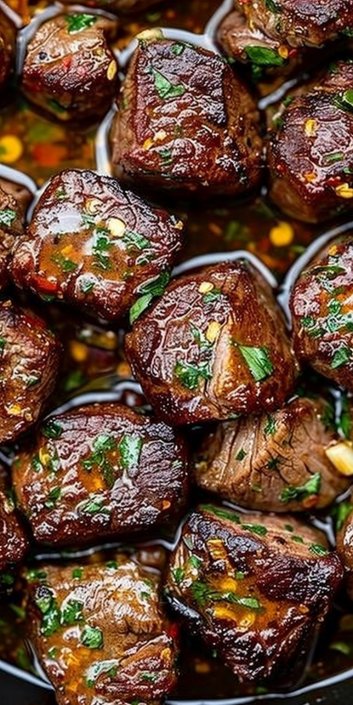 Cowboy Butter Steak Bites