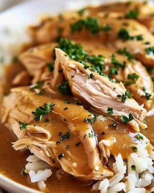 Crockpot Chicken with Gravy
