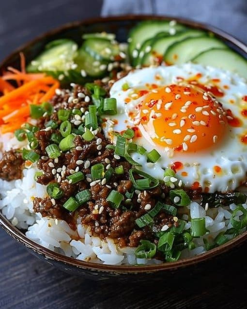 Korean Ground Beef Bowl