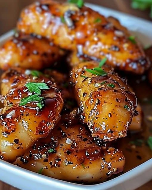 Air Fryer Honey Butter Garlic Chicken Tenders Recipe