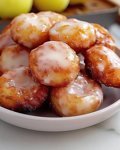 Air Fryer Apple Fritters