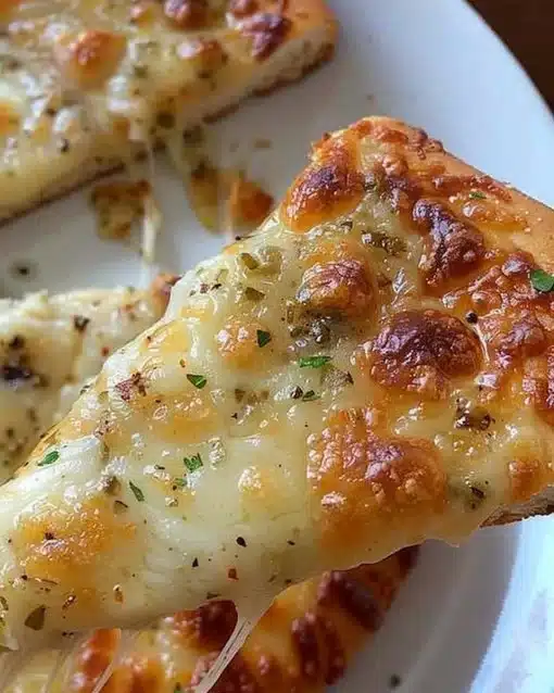 Air Fryer Tortilla Garlic Bread, a crispy and flavorful garlic-infused snack