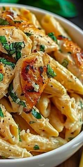 Creamy Garlic Parmesan Chicken Pasta