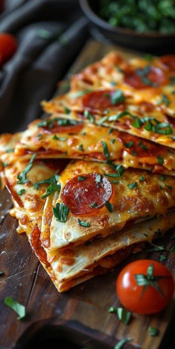 Pepperoni Pizzadillas