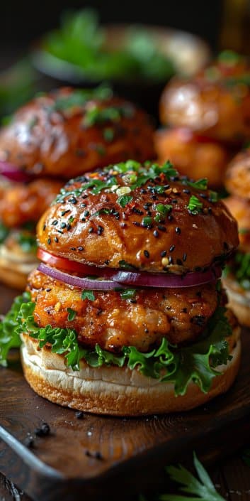 Bang Bang Chicken Sliders