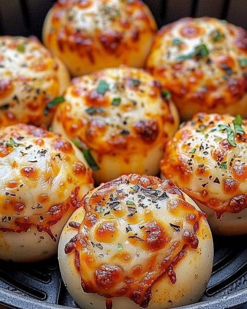 Easy Air Fryer Pizza Bombs