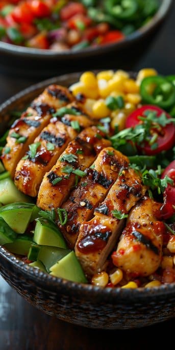 Street Corn Chicken Bowl