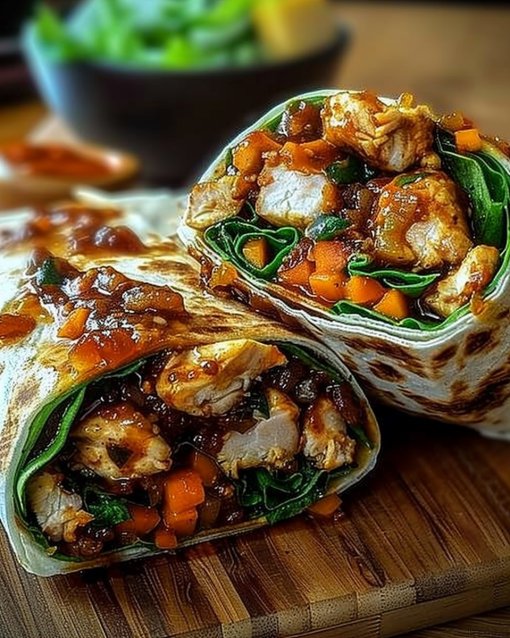 Sweet Chili Chicken Wraps: A Flavor-Packed Lunch You’ll Love