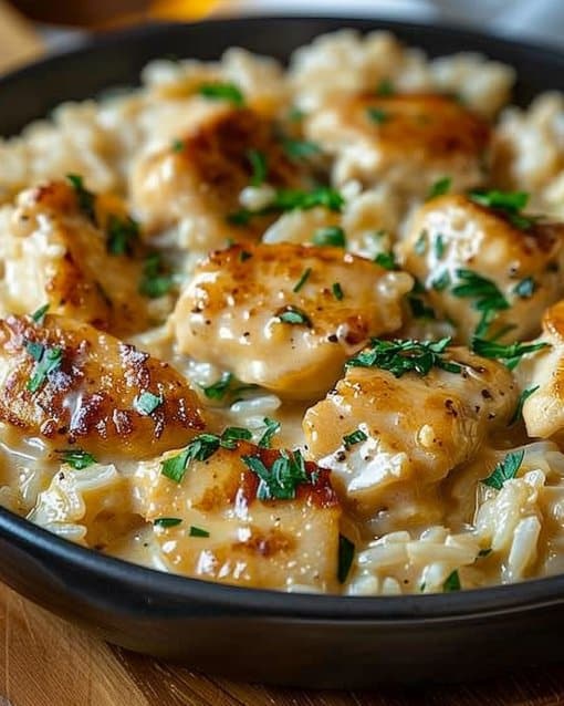 Cheesy Chicken and Rice