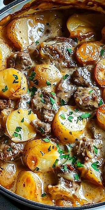 Beef and Potato Casserole