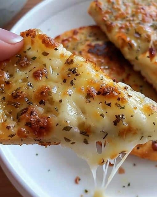 Air Fryer Tortilla Garlic Bread