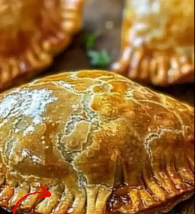 Savory beef and cheese empanadas served on a plate