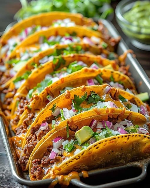 Oven-Baked Cheesy Tacos (Crispy & Loaded) You'll Love