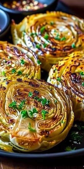Baked Cabbage Steaks