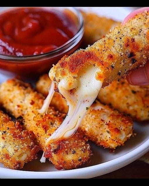 Air Fryer Mozzarella Sticks