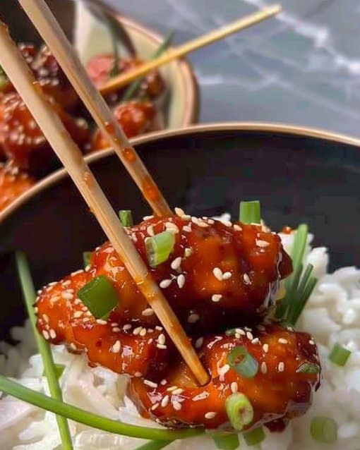 Air Fryer Sesame Chicken