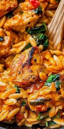 Cajun Chicken Orzo