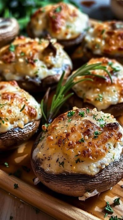 Garlic Parmesan Stuffed Mushrooms: 7 Irresistible Bites