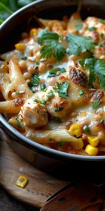 One-Pot White Chicken Chili Pasta: 5 Comforting Steps
