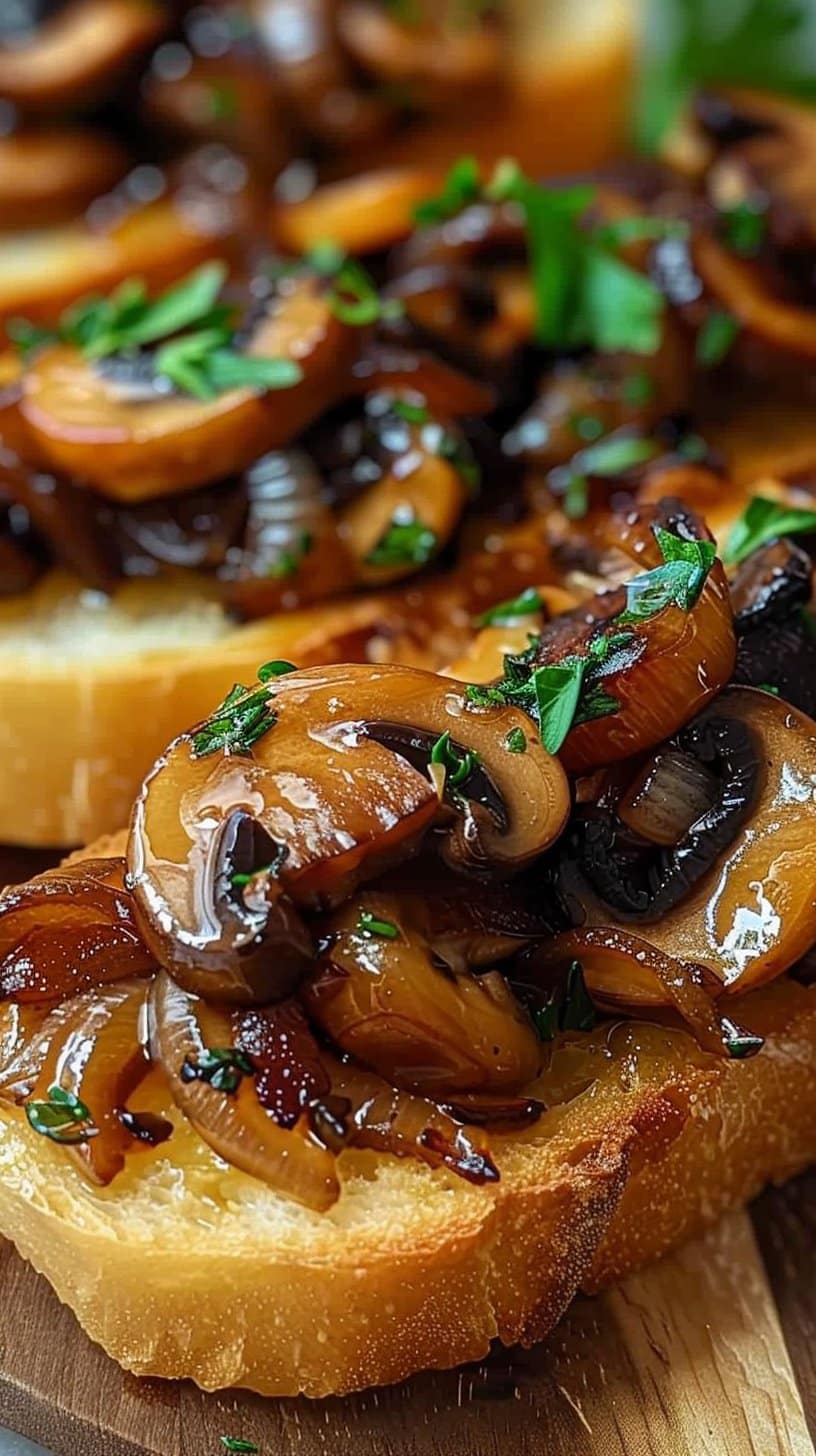 Mushroom & Caramelized Onion Crostini: 5 Savory Secrets