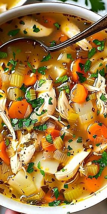 Easy and Healthy Homemade Chicken Soup