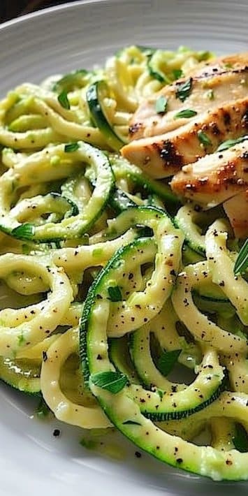 Zucchini Noodle Chicken Alfredo: 7 Guilt-Free Delights