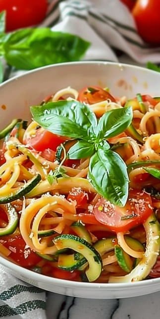 Zucchini Noodle Vegetable Pasta