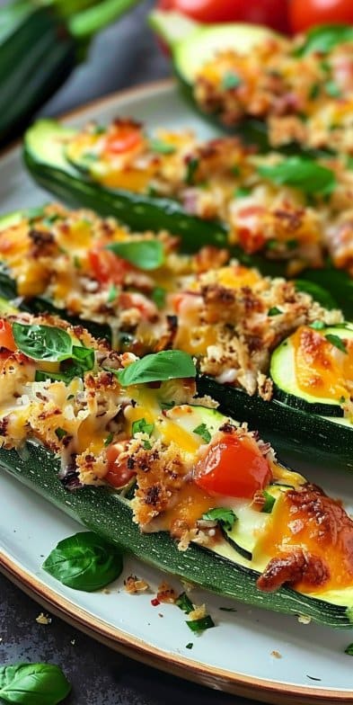 Stuffed Zucchini Boats That Will Delight You Every Time