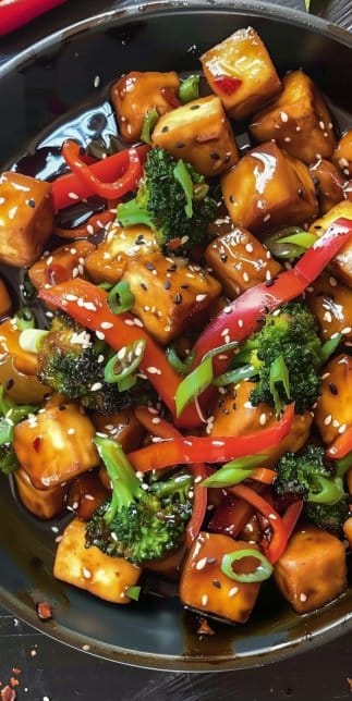Delicious Teriyaki Tofu Stir-Fry in 25 Minutes