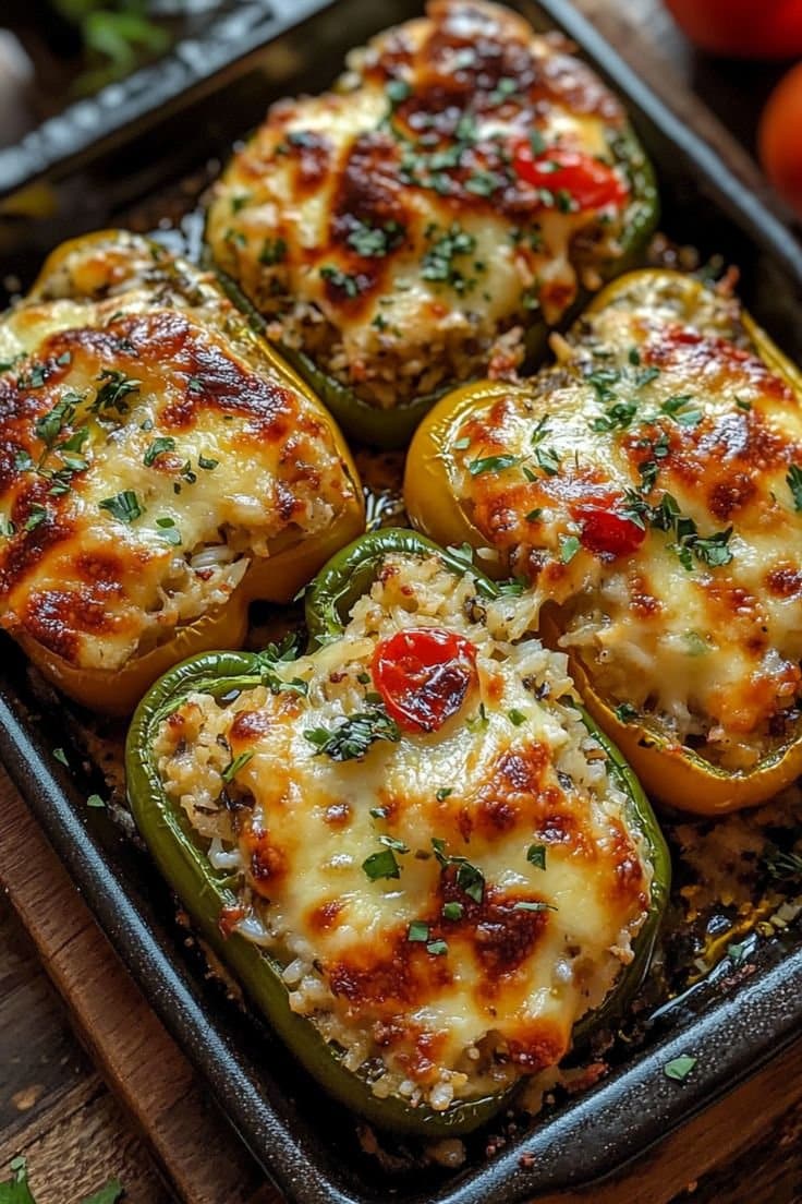 Vegetarian Stuffed Bell Peppers
