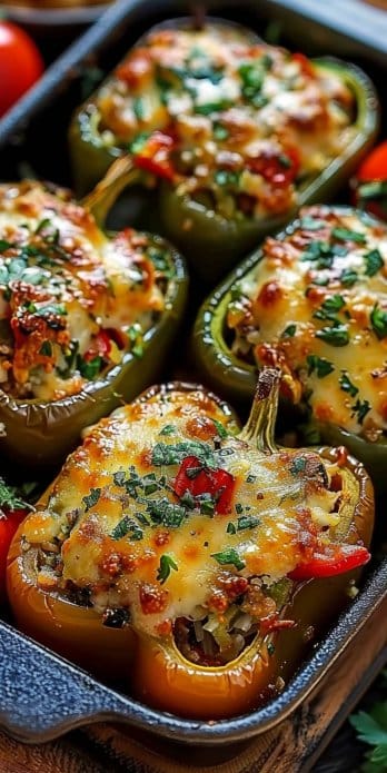 Keto Garlic Shrimp Au Gratin