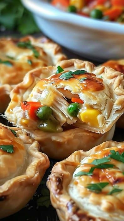 Mini Chicken Pot Pie Bites: 7 Irresistible Comfort Snacks
