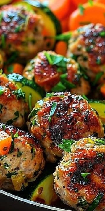 Herb Lemon Turkey Meatballs with Veggies: 5 Flavorful Secrets