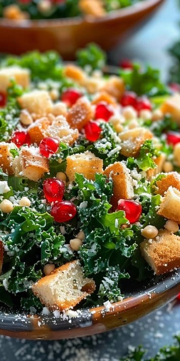 Kale Caesar Christmas Salad: 5 Festive Flavors Unleashed