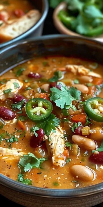 Spicy Jalapeño White Chicken Chili That Will Warm Your Soul