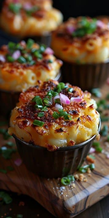 Irresistible Four-Cheese Macaroni Cups