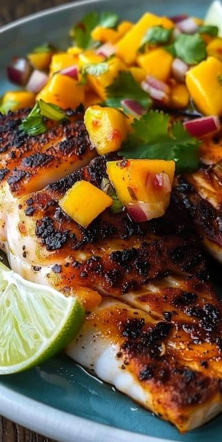 Blackened Tilapia with Mango Salsa: 7 Delicious Flavors